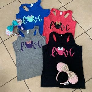 Disney Love tank top
